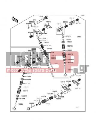KAWASAKI - VULCAN 1500 NOMAD FI 2000 - Κινητήρας/Κιβώτιο Ταχυτήτων - Valve(s) - 92066-1198 - PLUG