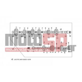 Aprilia - CAPO NORD ETV 1000 2003 - Κινητήρας/Κιβώτιο Ταχυτήτων - Gearbox