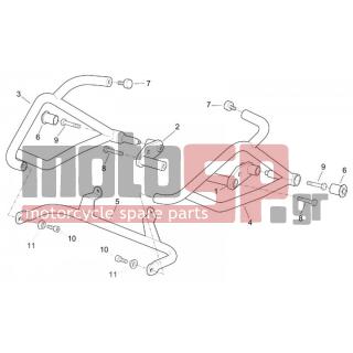 Aprilia - CAPO NORD ETV 1000 2003 - Frame - Protective keel - Rally - AP8134960 - ΔΑΚΤΥΛΙΔΙ CAPONORD RALLY
