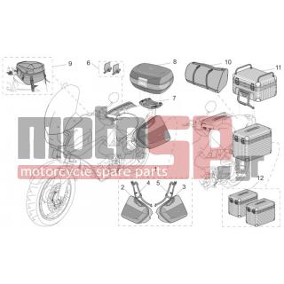 Aprilia - CAPO NORD ETV 1000 2005 - Body Parts - Acc. - Luggage, suitcases, bags - AP8792152 - Τσάντα πίσω