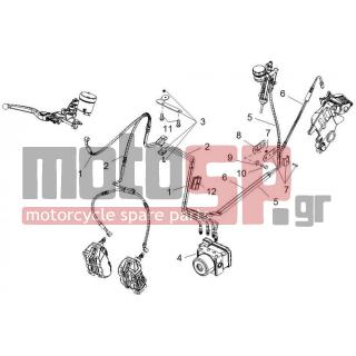 Aprilia - DORSODURO 1200 2013 - Brakes - ABS braking system - 860468 - Πλάκα
