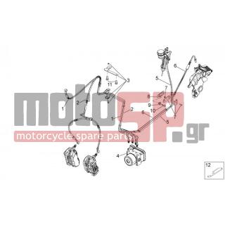 Aprilia - DORSODURO 750 FACTORY ABS 2010 - Brakes - ABS braking system - 895350 - Εγκέφαλος/αντλία