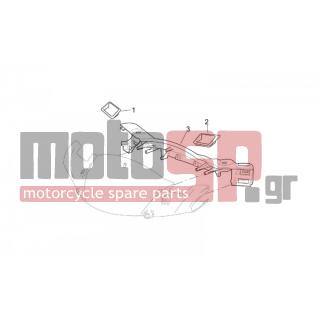 Aprilia - LEONARDO 250-300 (KIN.MINARELLI) 2002 - Body Parts - Bodywork FRONT II - dashboard