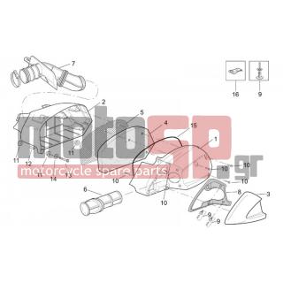 Aprilia - LEONARDO 250-300 (KIN.MINARELLI) 2002 - Κινητήρας/Κιβώτιο Ταχυτήτων - filter box - AP8101372 - ΣΥΝΕΜΠΛΟΚ ΨΥΓΕΙΟΥ APRILIA-MOTO GUZZI