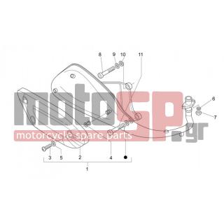 Aprilia - MOJITO 125 E3 2008 - Κινητήρας/Κιβώτιο Ταχυτήτων - exhaust