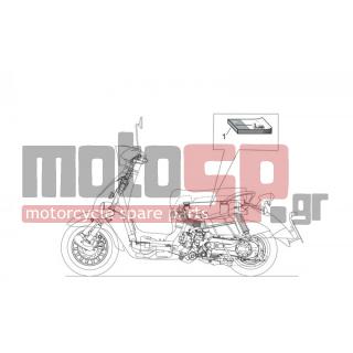 Aprilia - MOJITO 125 E3 2008 - Body Parts - DECALS