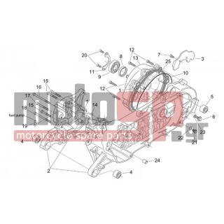 Aprilia - MOJITO CUSTOM 50 2T (KIN. APRILIA) 2003 - Engine/Transmission - OIL PAN - AP4ADN000013 - Βίδα
