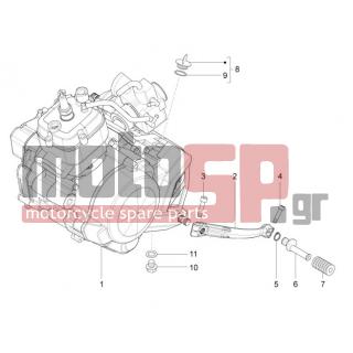 Aprilia - RS4 50 2T 2014 - Engine/Transmission - Motor-Completion - 866162 - ΜΟΧΛΟΣ ΛΕΒΙΕ ΤΑΧ DERBI GPR 50 09-10