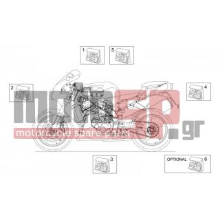 Aprilia - RSV 1000 2000 - Body Parts - Adhesive - AP8157889 - Αυτοκόλλητο-σετ καρίνας