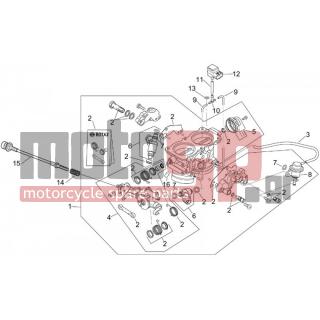 Aprilia - RSV 1000 2002 - Κινητήρας/Κιβώτιο Ταχυτήτων - Kits Throttle Body Repair - AP0960111 - ΣΩΛΗΝΑΚΙ 95mm