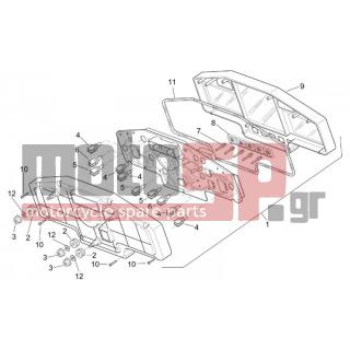 Aprilia - RSV 1000 2002 - Body Parts - elastic * - AP8124575 - Έμβολο πίνακα οργάνων
