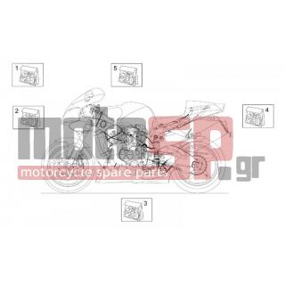 Aprilia - RSV 1000 2003 - Body Parts - Adhesive - AP8177587 - Αυτοκόλλητο-σετ ουράς