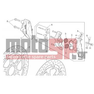 Aprilia - RSV 1000 2003 - Brakes - Caliper BRAKE FRONT