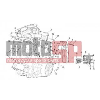 Aprilia - RSV 1000 2003 - Engine/Transmission - Motor - AP8150044 - ΒΙΔΑ M6x20*