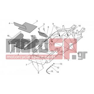 Aprilia - RSV 1000 2008 - Body Parts - Space under the seat - AP8152302 - ΒΙΔΑ M5X12