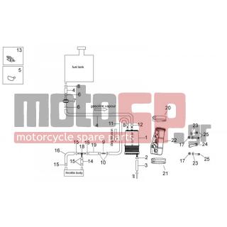 Aprilia - RSV4 1000 APRC FACTORY ABS 2014 - Engine/Transmission - Circuit recovering gasoline fumes - AP8221150 - ΛΑΜΑΚΙ ΝΤΙΖΑΣ LEO/CAPONORD