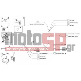 Aprilia - RSV4 APRC R ABS 1000 2013 - Electrical - Electrical Installation II - 895481 - ΡΕΛΕ INJECTION SCOOTER-MOTO 12V 30A