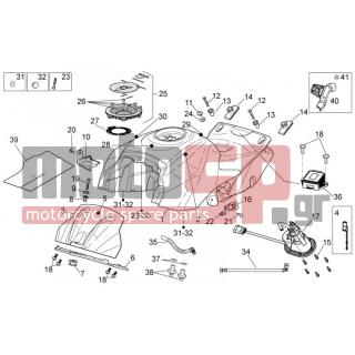 Aprilia - RSV4 APRC R ABS 1000 2013 - Body Parts - petrol tank - AP8144565 - ΡΟΔΕΛΑ