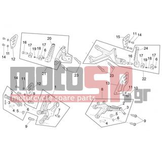 Aprilia - RSV4 RACING FACTORY LE 1000 2016 - Frame - sill - 658830 - Καμπύλη ελαστική ροδέλα 6x12