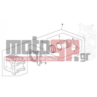 Aprilia - SCARABEO 100 4T E3 2012 - Κινητήρας/Κιβώτιο Ταχυτήτων - Cylinder - Piston - 8347940001 - ΠΙΣΤΟΝΙ STD FREE-SCAR 100 E2-E3 CAT1