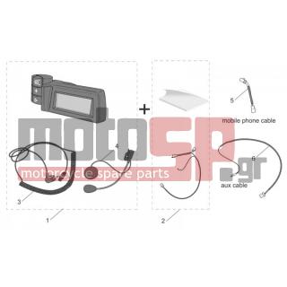 Aprilia - SCARABEO 125-150-200 (KIN. ROTAX) 2000 - Body Parts - Acc. - Various I - AP8701245 - καλώδιο Sony