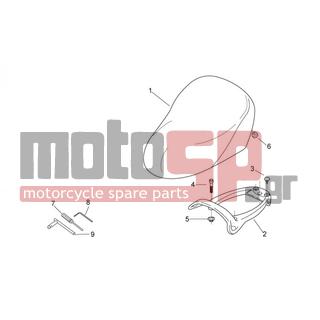 Aprilia - SCARABEO 50 2T E2 NET 2010 - Body Parts - Saddle - grid - 852391 - Κλειδί εξαγωνικό