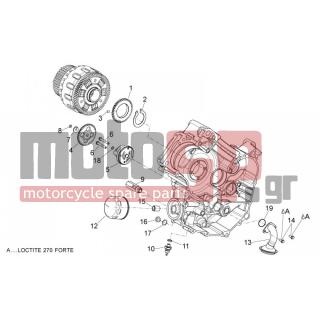 Aprilia - SHIVER 750 GT 2009 - Κινητήρας/Κιβώτιο Ταχυτήτων - OIL PUMP - 6450 - Ελαστικός δακτύλιος