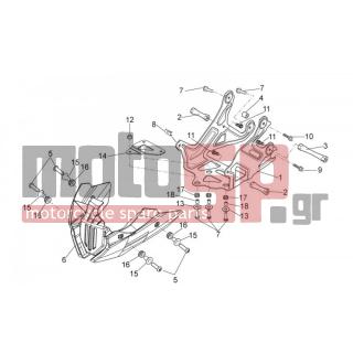 Aprilia - SHIVER 750 GT 2009 - Body Parts - ecu basis - AP8152280 - ΒΙΔΑ M6x25