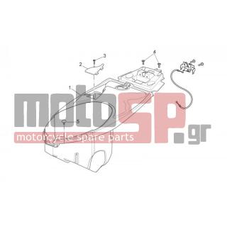 Aprilia - SPORT CITY 125-200-250 E3 2007 - Body Parts - Space under the seat - AP8127826 - ΚΑΠΑΚΙ ΦΛΟΤΕΡ ΒΕΝΖΙΝΑΣ CARNABY