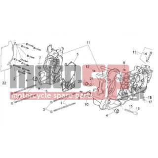 Aprilia - SPORT CITY CUBE 250-300 IE E3 2012 - Engine/Transmission - sump
