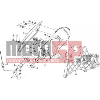Aprilia - SPORT CITY CUBE 250-300 IE E3 2010 - Electrical - exhaust system - 639806 - ΑΙΣΘΗΤΗΡΑΣ ΛΑΜΔΑ SCOOTER 125500