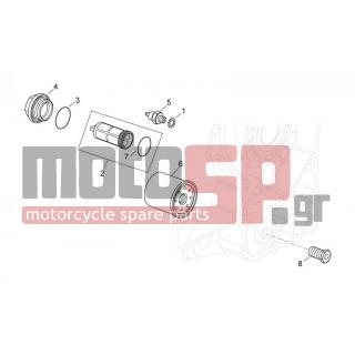 Aprilia - SPORT CITY CUBE 250-300 IE E3 2011 - Κινητήρας/Κιβώτιο Ταχυτήτων - oil filter