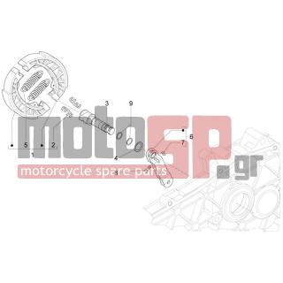 Aprilia - SPORT CITY ONE 50 2T 2V E3 2011 - Brakes - rear brake - B014507 - Τσιμούχα o-ring
