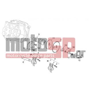 Aprilia - SPORT CITY STREET 300 4T 4V E3 2012 - Κινητήρας/Κιβώτιο Ταχυτήτων - Camshaft