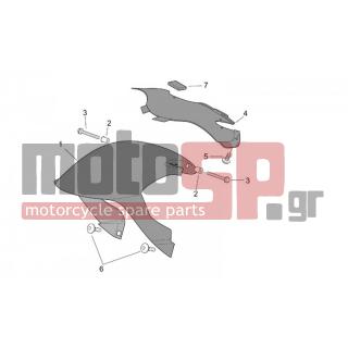 Aprilia - SR 50 H2O (IE+CARB) 2005 - Body Parts - Bodywork FRONT IV - AP8152339 - ΒΙΔΑ M5x9