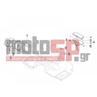 Aprilia - SR MAX 125 2012 - Electrical - Complex instruments - Cruscotto - 241936 - Self locking nut M6