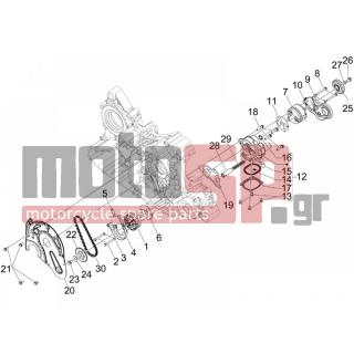 Aprilia - SRV 850 4T 8V E3 2013 - Κινητήρας/Κιβώτιο Ταχυτήτων - OIL PUMP