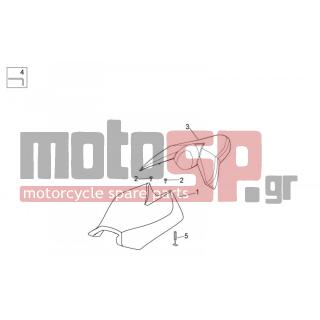 Aprilia - TUONO V4 R STD APRC 1000 2011 - Body Parts - saddle
