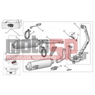 Aprilia - TUONO RSV 1000 2009 - Body Parts - Acc. - Convert III - AP8797240 - Παξιμάδι στερέωσης πολλαπλών