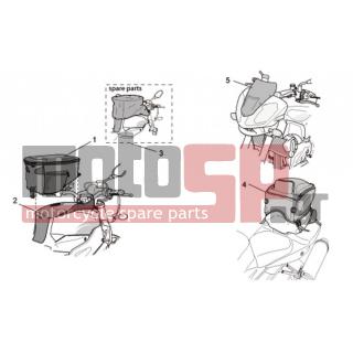 Aprilia - TUONO RSV 1000 2009 - Body Parts - Axes.- Miscellaneous II