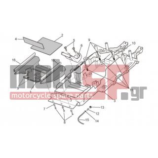 Aprilia - TUONO RSV 1000 2006 - Body Parts - Space under the seat - AP8121795 - ΔΑΚΤΥΛΙΔΙ
