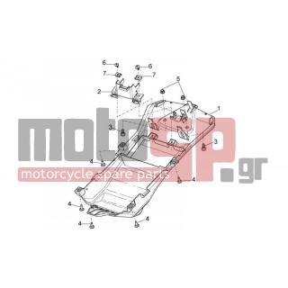 Aprilia - TUONO V4 1100 RR 2015 - Body Parts - Space under the seat - 898252 - Έλασμα μπαταρίας