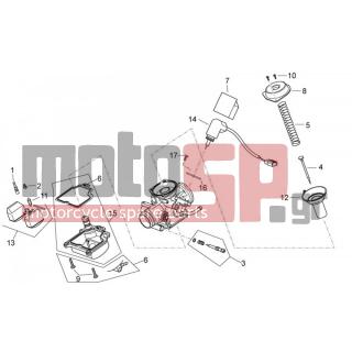 Aprilia - ATLANTIC 125 E3 2010 - Κινητήρας/Κιβώτιο Ταχυτήτων - CARBURETOR II - CM140101 - ΖΗΚΛΕΡ MINIMO 35