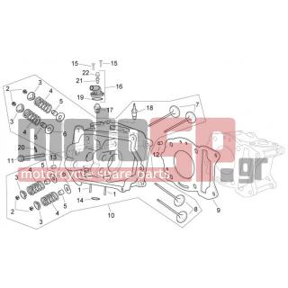 Aprilia - ATLANTIC 125 E3 2012 - Κινητήρας/Κιβώτιο Ταχυτήτων - Head