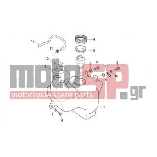 Aprilia - ATLANTIC 125 E3 2012 - Body Parts - fuel tank