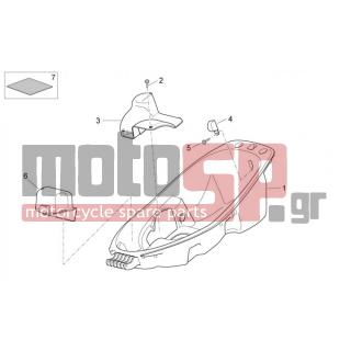 Aprilia - ATLANTIC 125 E3 2012 - Body Parts - Space under the seat