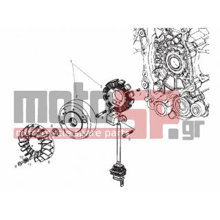 Derbi - BOULEVARD 125CC 4T E3 2011 - Electrical - Magneto - 828662 - ΒΙΔΑ M5X22