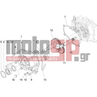 Derbi - BOULEVARD 150 4T E3 2010 - Κινητήρας/Κιβώτιο Ταχυτήτων - gear Group
