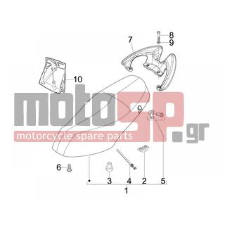 Derbi - BOULEVARD 150 4T E3 2010 - Body Parts - Saddle / Sit