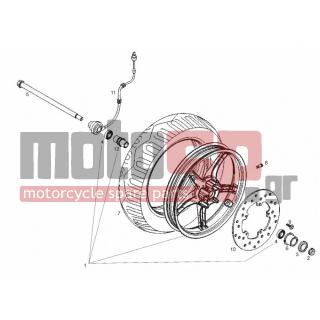Derbi - BOULEVARD 50CC 2T E2 2011 - Frame - FRONT wheel - 664014 - Ελαστικό (Cheng Shin) 120/70 R12